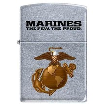 Zippo Lighter - Marines The Few. The Proud. Street Chrome - 852901 - $27.86