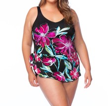 Maxine Of Hollywood plus size sarong one piece swimsuit size 18W - $57.42