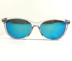 PUMA Kinder Sonnenbrille PJ0022S 005 Klar Weiß Rund Rahmen mit Blauer Li... - $29.69