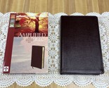 1987 Zondervan Amplified Bible Classic AMPC Burgundy bonded Leather - $249.98