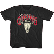 Charlie Daniels Band Bull Skull Kids T Shirt Steer Cow Country Southern Rock - £20.85 GBP
