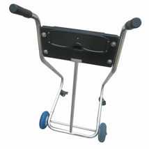 Stainless Steel Boat Outboard Motor Stand Cart Dolly With Wheel Enginee Carrier image 3