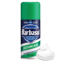 Barbasol Thick &amp; Rich Shaving Cream Beard Buster Soothing Aloe 7 oz - $221.44 MXN