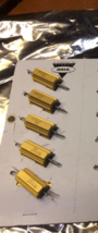 (5 pcs ) DALE RH25-25W-2.5 Ohm 1% 25W Wirewound Power Resistor NEW AMPLI... - $8.91