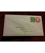 000 Unpostmarked Envelope W/ 1 Cent Green Washington 2 Cent Red Prepaid ... - £4.69 GBP