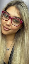 New Just Cavalli JC 0519 JC0519 077 Violet 54mm Rx Women&#39;s Eyeglasses Fr... - $189.99