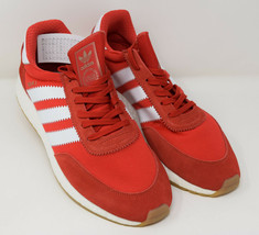 Adidas Iniki Runner Red White Gum Mens Shoes Sneaker 11.5 US NIB - £155.37 GBP