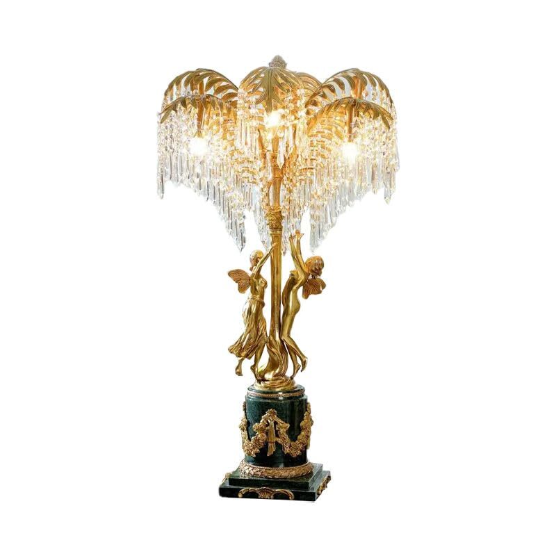 interoknack Luxury Palm Leaf Crystal Table Lamp, Marble Base Vintage Bra... - $5,910.00 interoknack Luxury Palm Leaf Crystal Table Lamp, Marble Base Vintage Bra... - $5,910.00