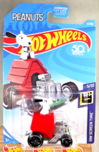 2018 Hot Wheels #25 HW Screen Time-Peanuts 5/10 SNOOPY Red w/Black DD8 Spokes - $10.25