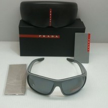 Prada men polarized sunglasses sps 04v grey made in Italy - £232.93 GBP