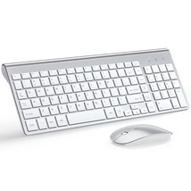 Wireless Keyboard And Mouse Ultra Slim Combo, 2.4G Silent Compact Usb 2400Dpi Mo - £49.52 GBP