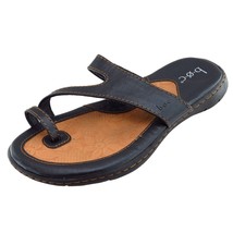 Born Concept Sz 6 M Black Flip Flop Synthetic Women Sandals - £15.78 GBP