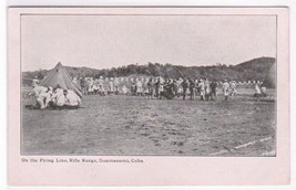 Rifle Range US Military Guantanamo Cuba 1905c postcard - £5.49 GBP