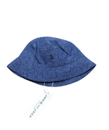 Janie and Jack Linen Chambray Bucket Hat Blue Size 18-24 months - $20.30 CAD