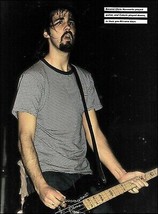 Nirvana bassist Krist Novoselic live onstage 8 x 11 color pin-up photo - £3.30 GBP