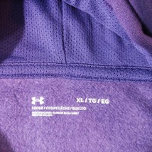 Under Armour Loose Men's Purple Cotton Blend Pullover Hoodie Sweatshirt Size XL image 4