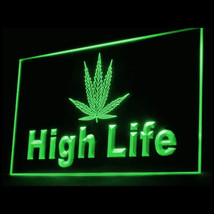 220009B High Life Marijuana Hemp herbal Psychedelic Tansy Exhibit LED Li... - £17.29 GBP