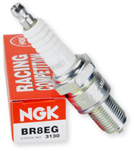 1 New NGK BR8EG (3130) Spark Plug For 1989-2004 Honda CR250R CR 250R 250... - £6.34 GBP