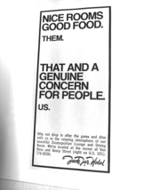 1971 Ad Jack Tar Hotel, San Francisco Nice Rooms Good Food - $167.57 MXN
