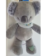 Nattou Loves Your Baby Koala Bear Plush Stuffed Crib Pull Toy Gray Blue musical