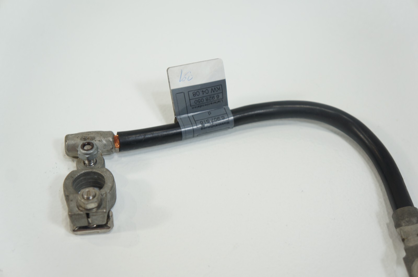 2002-2008 bmw e65 e66 750i 760li 745i negative battery cable wire clamp oem Item image 4