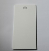 Raffles Luxury Hotel Notepad Stationery White Note Pad New - $7.95