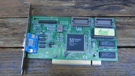 Vintage Acorp ST-775 S3 Trio64V2/DX 2MB EDO RAM PCI Graphics Card - $14.29