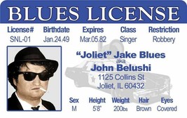 Jake Blues ID from Blues Brothers Movie Fake Joke John Belushi Drivers L... - £7.00 GBP