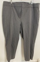 NWT Talbots Slim Crop Gray Pants Size 22W - £52.28 GBP