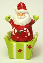 Ceramic Santa/Gift Box Salt &amp; Pepper Set - £31.91 GBP