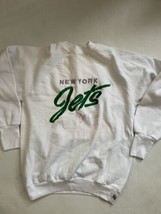 New York Football Jets Nfl Crewneck Sweatshirt Logo 7 Size S Vtg Please Read - $31.63