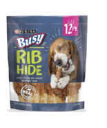 Busy Purina Busy Small/Medium Breed Dog Rawhide Treat, Rib Hide - 12 ct. Pouch - $21.00