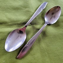 2 Teaspoons Profile Pattern Oneidacraft Deluxe Stainless  #73208 6&quot; Flat... - £6.95 GBP
