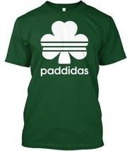 Paddidas T-Shirt - Perfect gift St Patrick&#39;s Day - Paddys Day - Shamrock... - £15.72 GBP