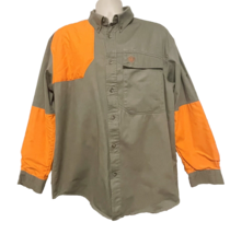 Hunting Shirt Game Winner Button Right Quilted Pad Shooting Men&#39;s Size L... - £20.80 GBP
