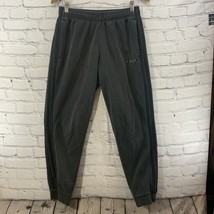 Adidas Sweatpants Mens Sz M Medium Dark Gray With Pockets Missing Drawst... - $19.79