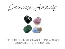 Decrease Anxiety Crystals ~ Overcome Your Anxieties, Calm Yourself, Become More  - £12.17 GBP