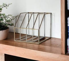 8&quot; Gold Glass File Organizer - $144.39 CAD