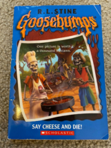 Goosebumps Say Cheese And Die! - R.L. Stine #4 First Edition 1992 Vintage Horror - £7.56 GBP