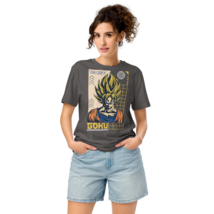 Unisex Organic Mid-Light T-Shirt – Goku Anthracite - $951.63 MXN