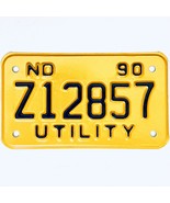 1990 United States North Dakota Utility Special License Plate Z12857 - £14.94 GBP