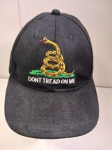 Don&#39;t Tread On Me Black Adjustable Cap Hat - $9.89