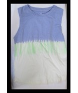 ThereAbouts Girls Summer Tank Top Size 12 Purple Green &amp; White - €8,62 EUR