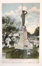 Postcard Maine Monument in Key West, Florida Posted 1907 I. Stern 405 - £3.99 GBP