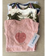 Baby Girl Carter&#39;s 5-Pack Pattern Bodysuits 9 Months - $19.99