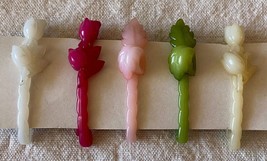 ⭕⭕VTG 5 Vintage Hair Barrettes for Women, New, Length 7 cm, various colors - $11.88