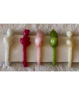 ⭕⭕VTG 5 Vintage Hair Barrettes for Women, New, Length 7 cm, various colors - €10,19 EUR