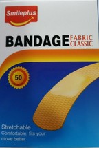 Flexible Fabric Adhesive Bandages for Wound Care &amp; First Aid 50 Sterile ... - $92.12 MXN