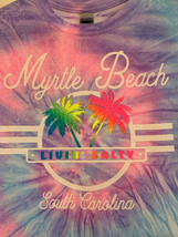 NWOT - Myrtle Beach, SC &quot;Livin&#39; Salty&quot; Adult Size M Tie-Dye Short Sleeve... - £15.72 GBP