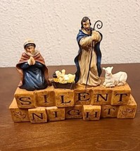 St Nicholas Square Silent Night Resin Joseph &amp; Mary - £11.19 GBP